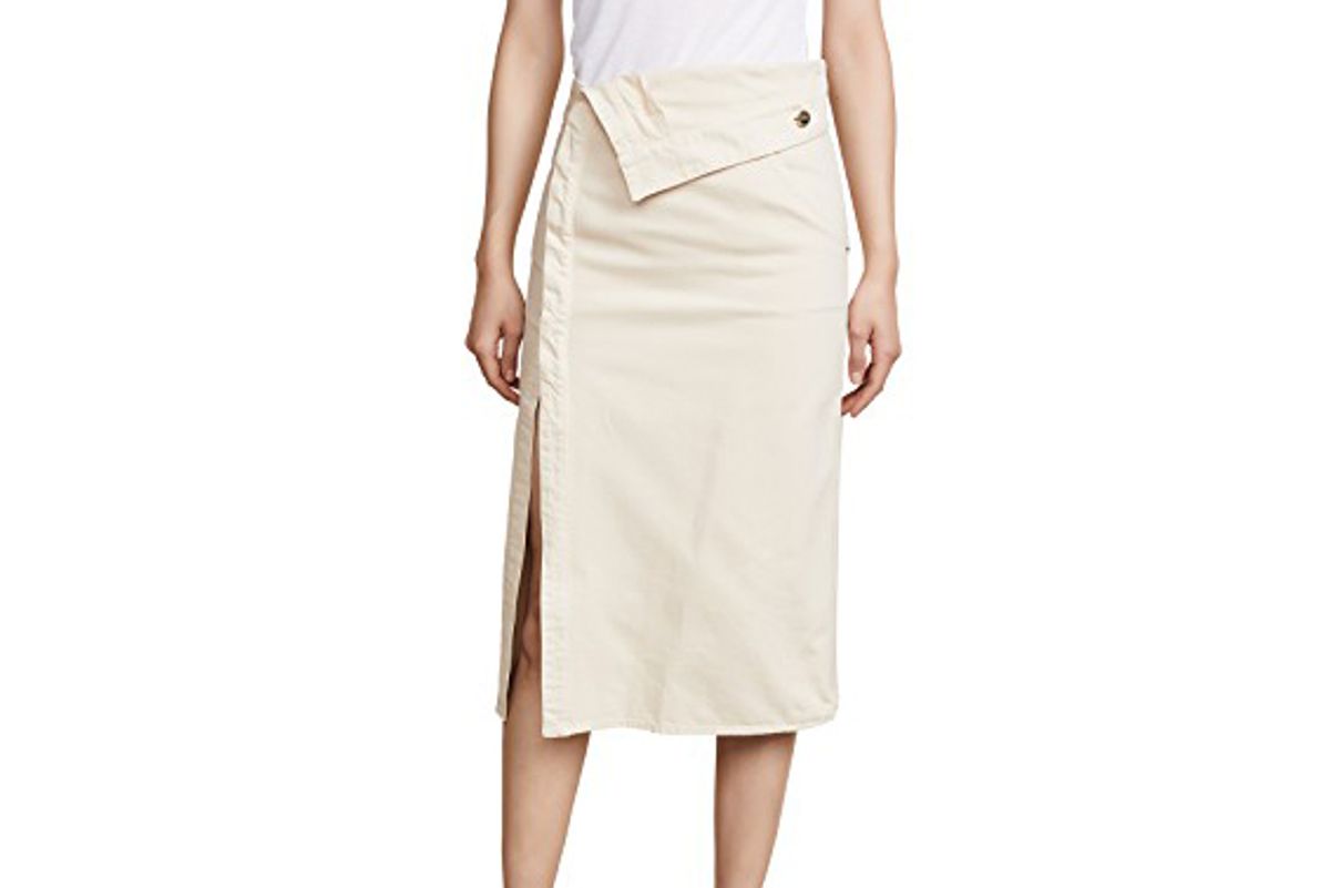 jacquemus flap skirt