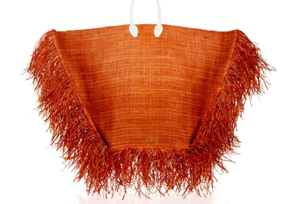 jacquemus le grand baci raffia bag