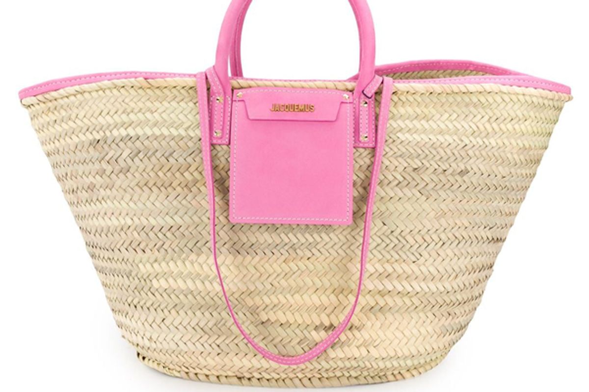 jacquemus le panier soleil tote bag