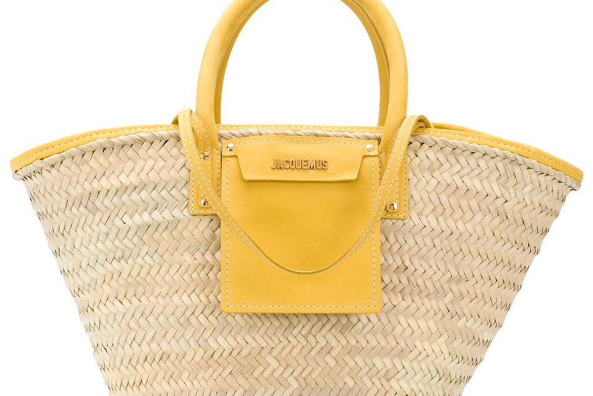 jacquemus le panier soleil yellow