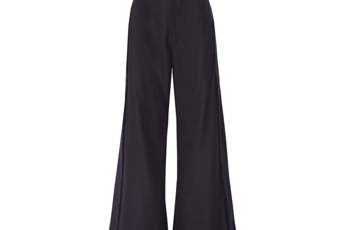 Wool Wide-leg Pants