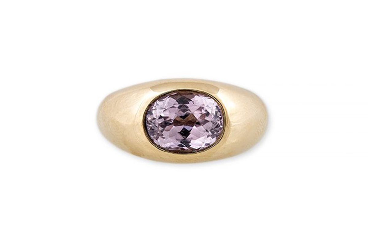 jacquie aiche large kunzite dome ring