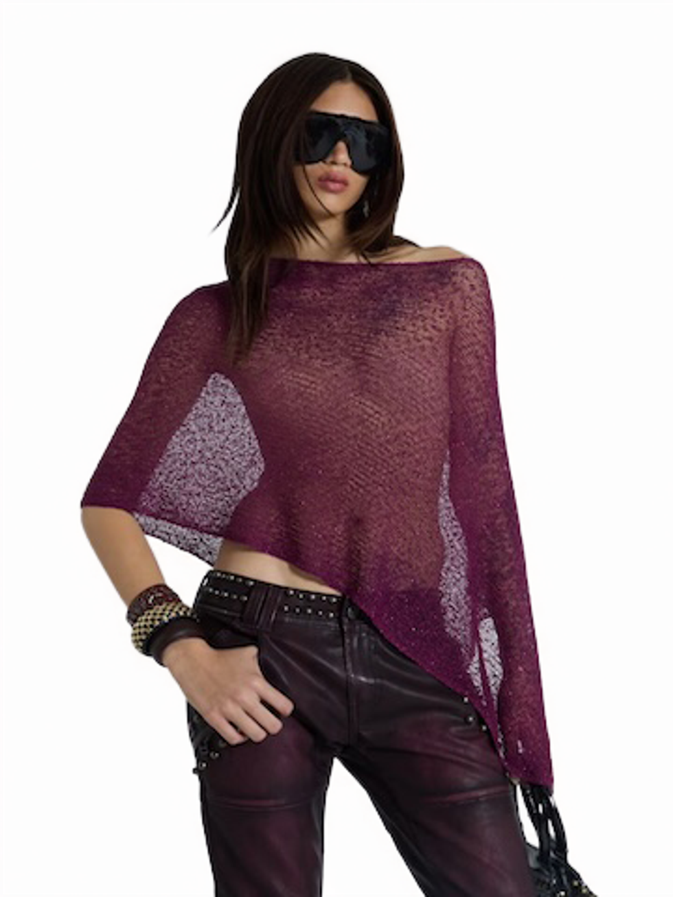 Jaded London Knit Cape