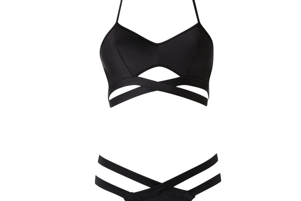 Strappy Halterneck Bikini