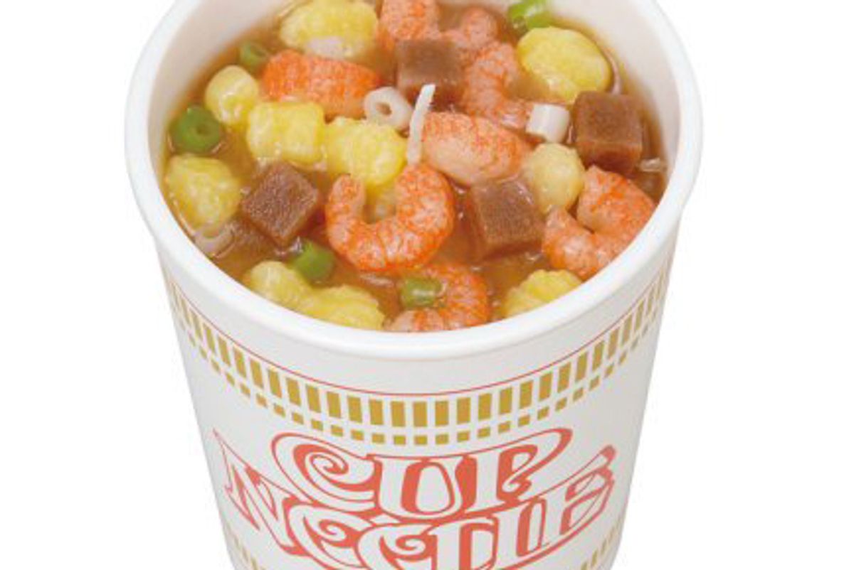 japan trend shop nissin cup noodle candle