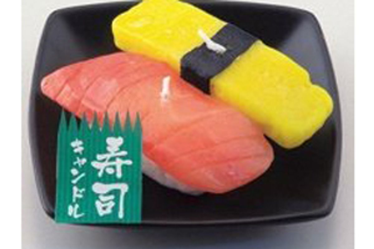 japan trend shop sushi candle