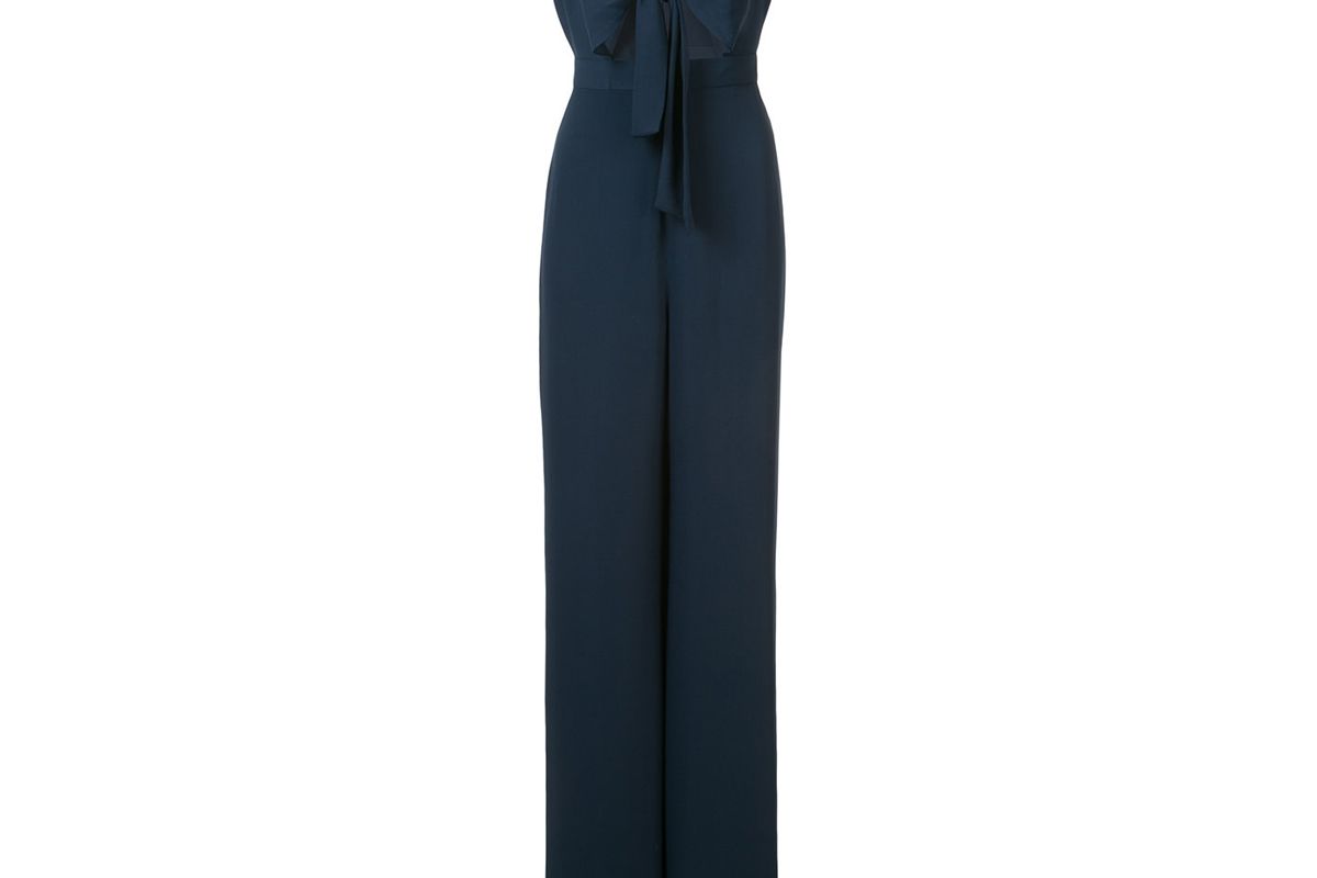 jay godfrey front knot jumpsuit