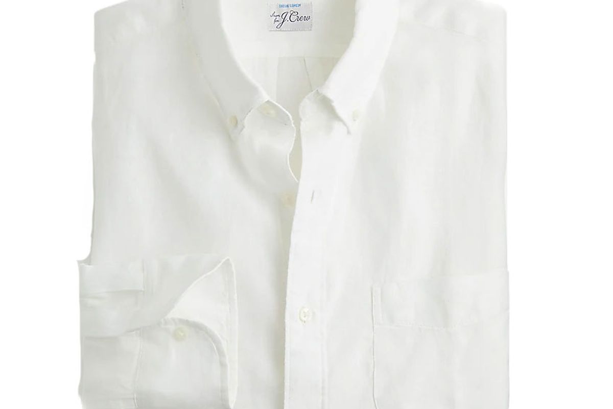 jcrew slim baird mcnutt irish linen shirt