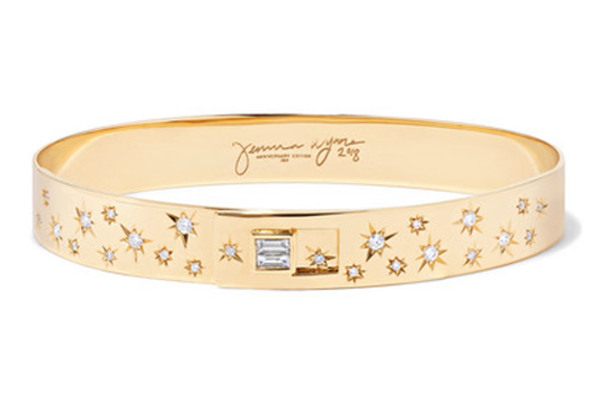 jemma wynne 18 karat gold diamond bracelet