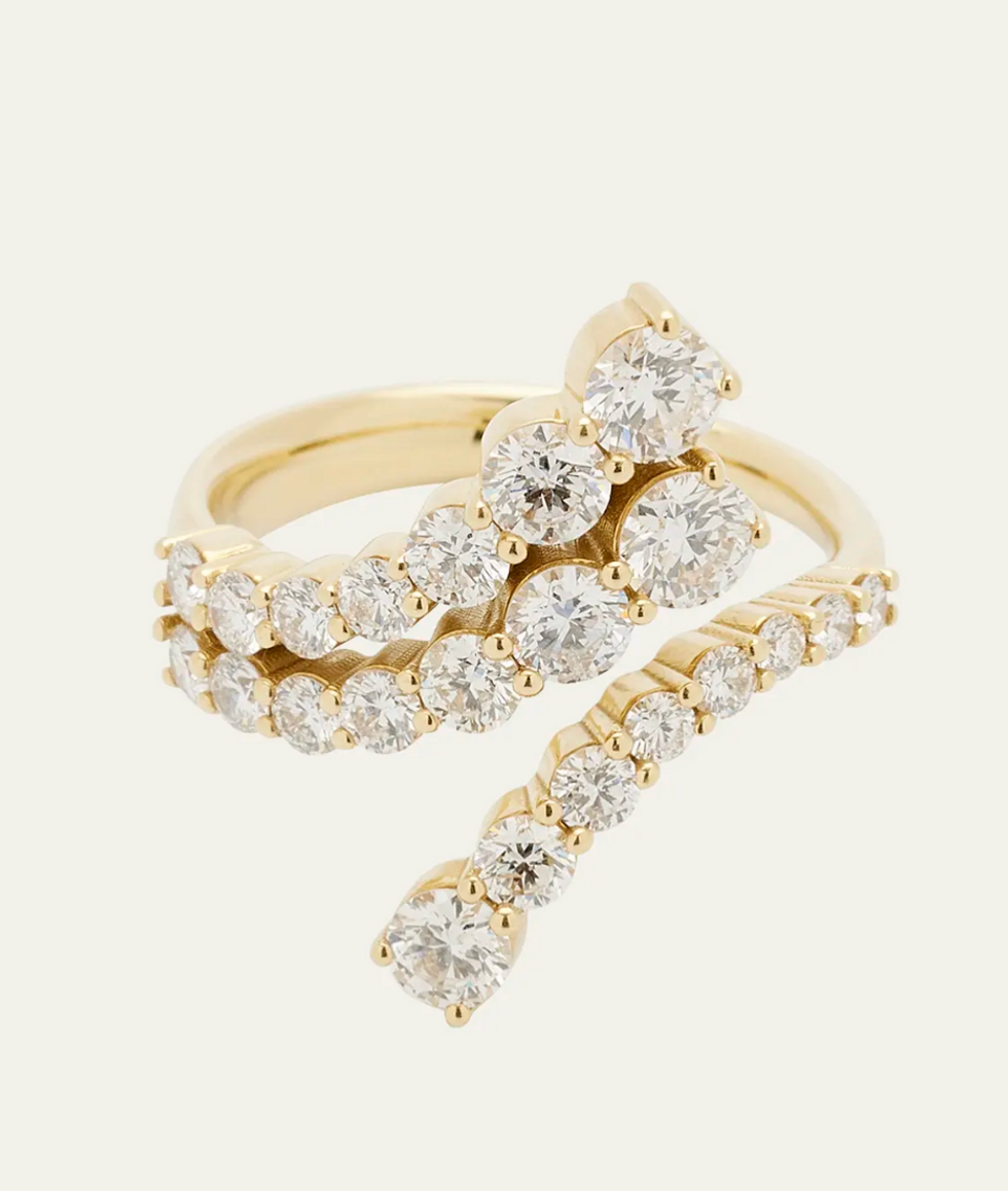 Jemma Wynne Connexion Diamond Open Ring
