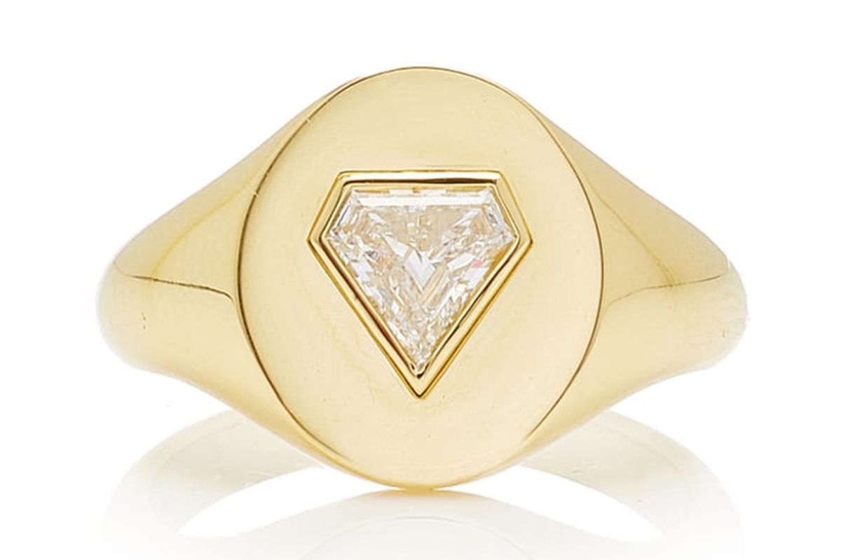 jemma wynne prive diamond shield signet ring