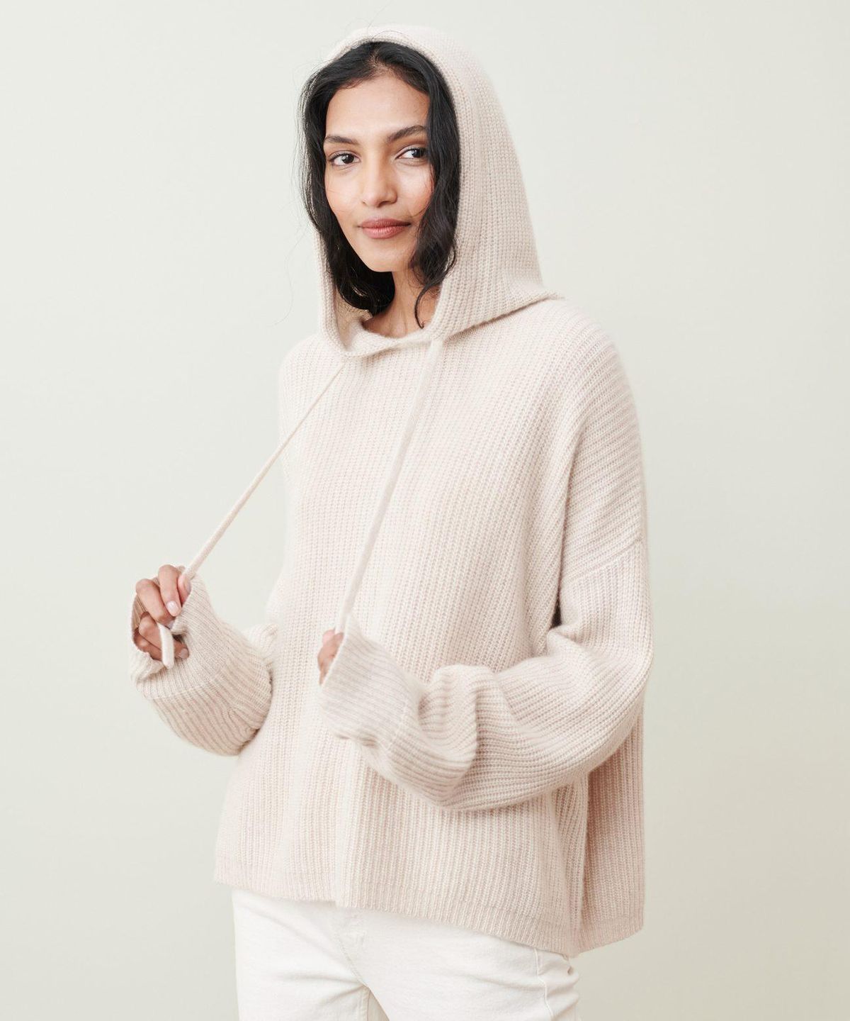 jenni kayne cashmere fisherman hoodie
