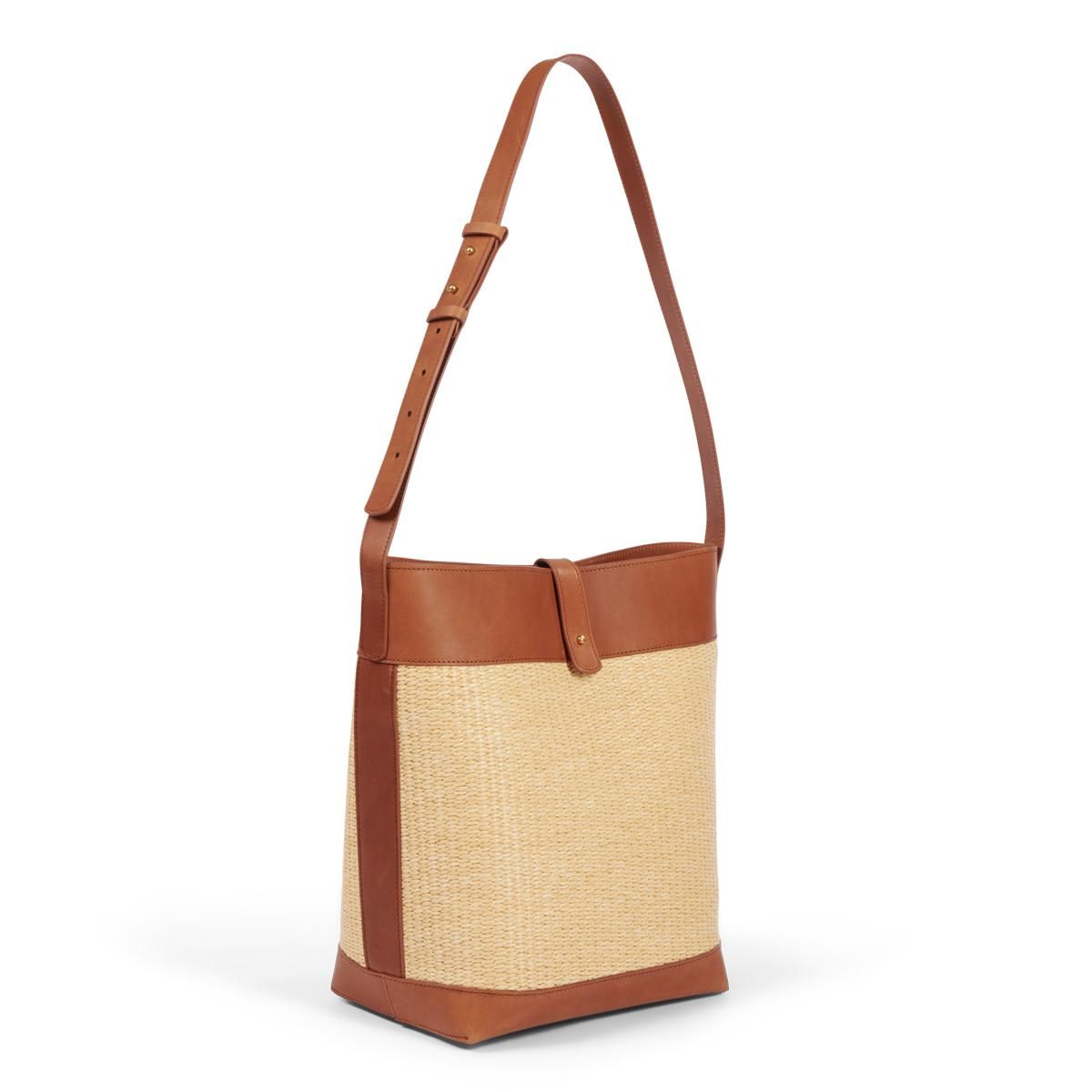 jenni kayne raffia bucket bag