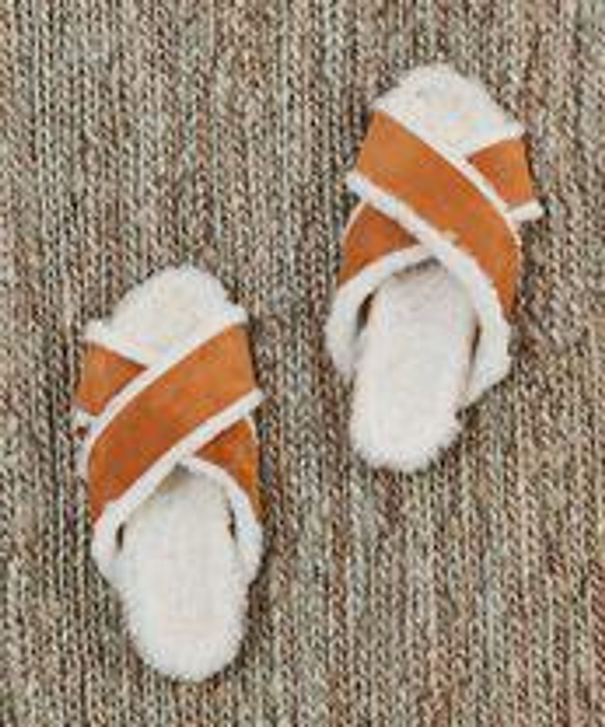 jenni kayne shearling lined crossover sandal