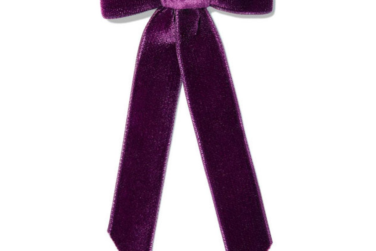 jennifer behr velvet bow hairclip