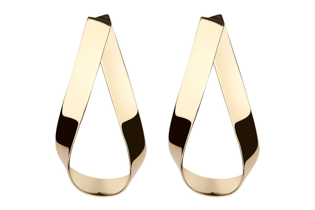Script Doorknocker Earrings
