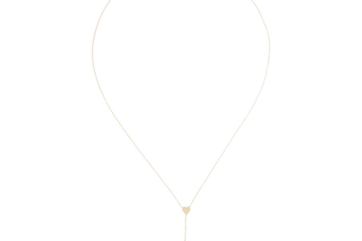Heart & Arrow 18-Karat Gold Necklace