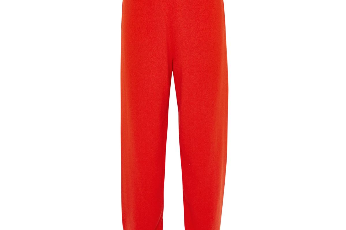 jil sander cashmere track pants