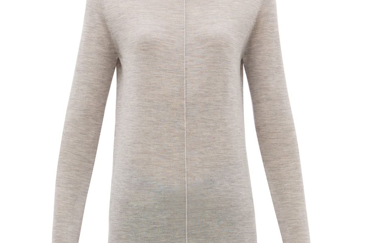 jil sander high neck cashmere sweater