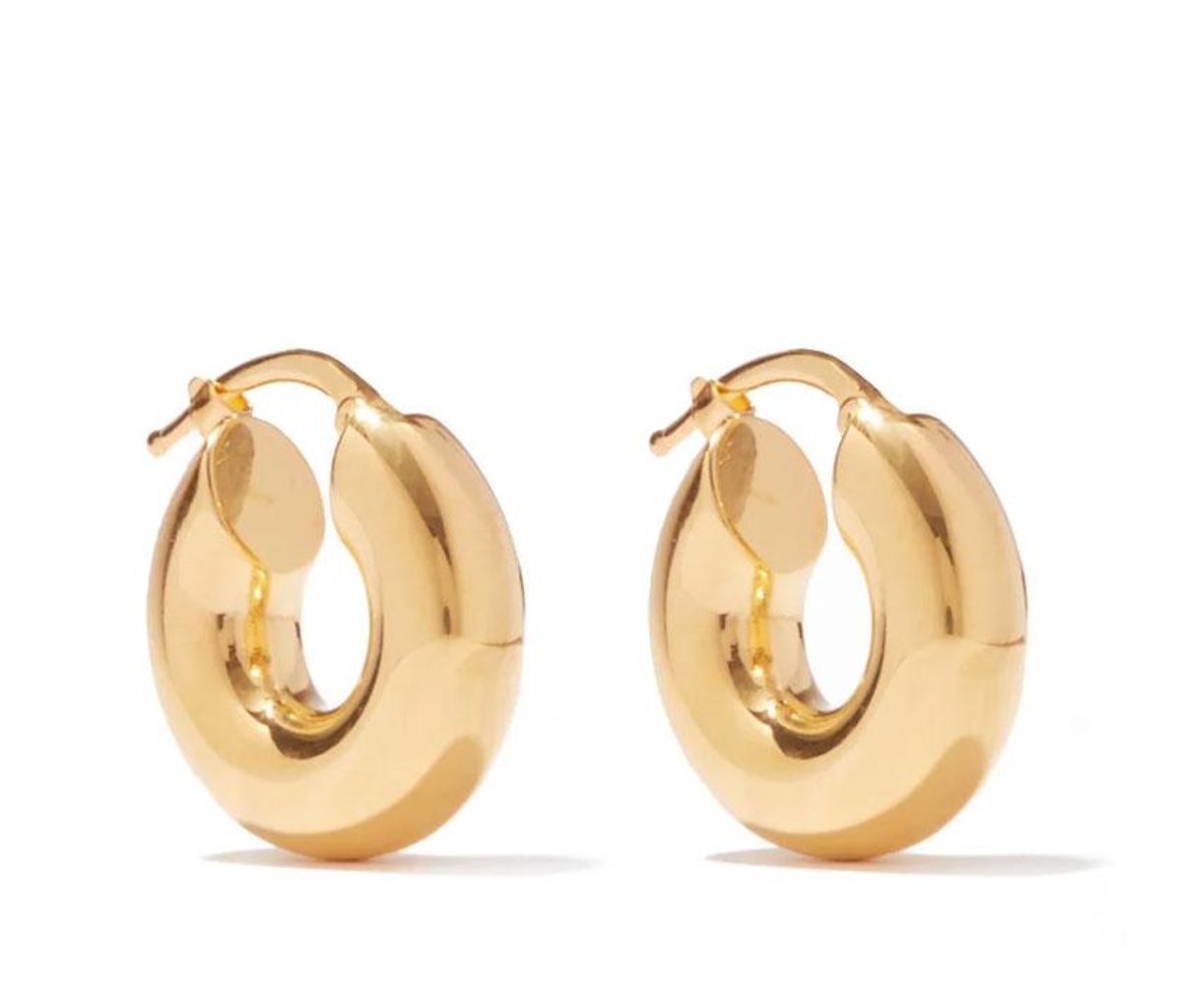 jil sander hoop earrings