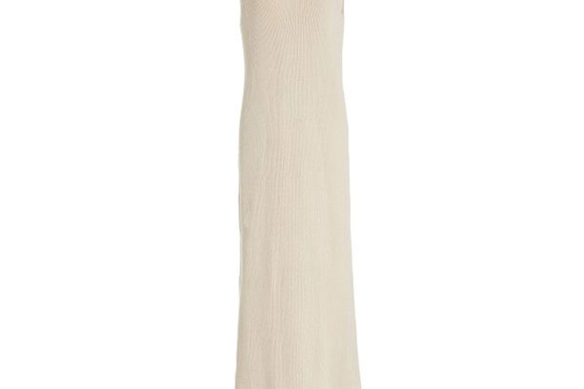 jil sander knit maxi dress