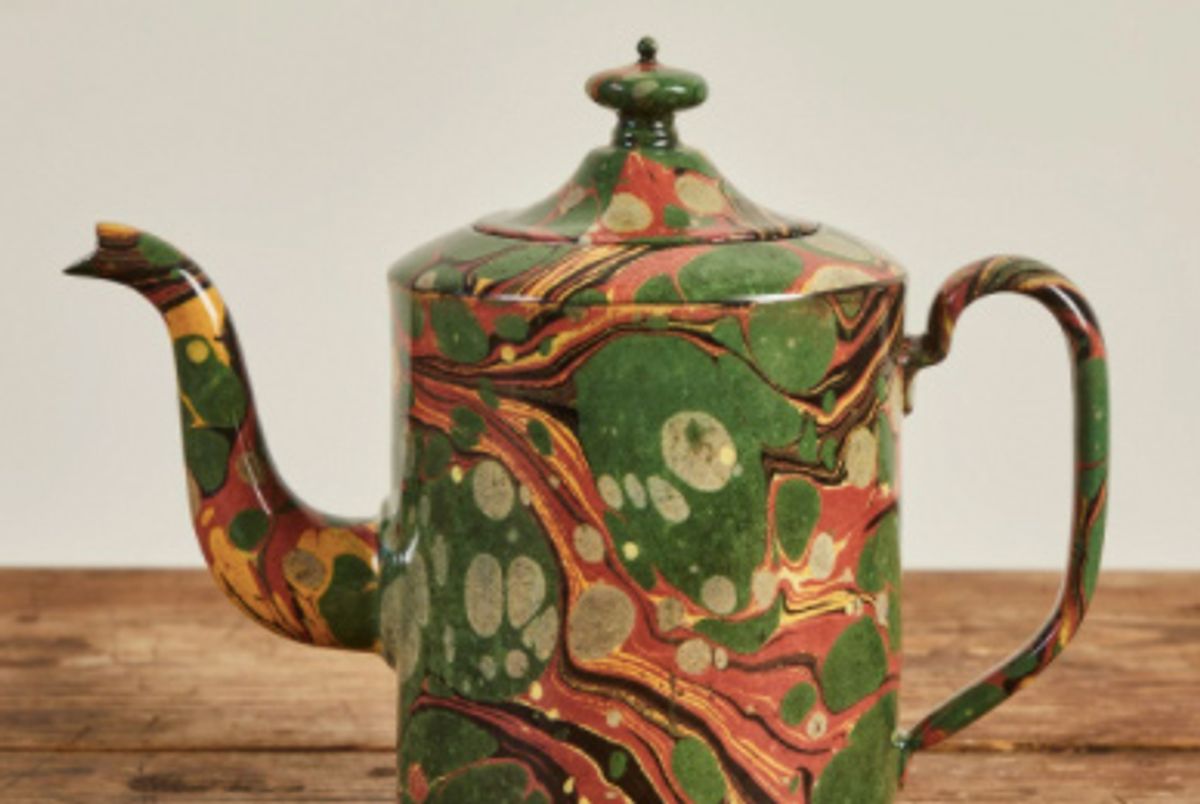 john derian astier de villatte marble teapot