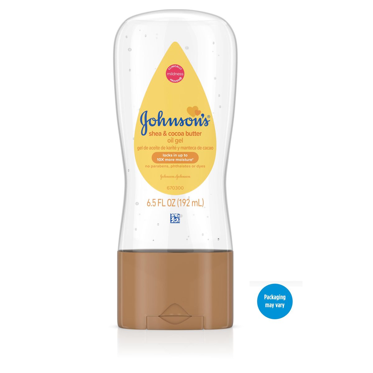 johnson's baby oil gel with shea and cocoa butter