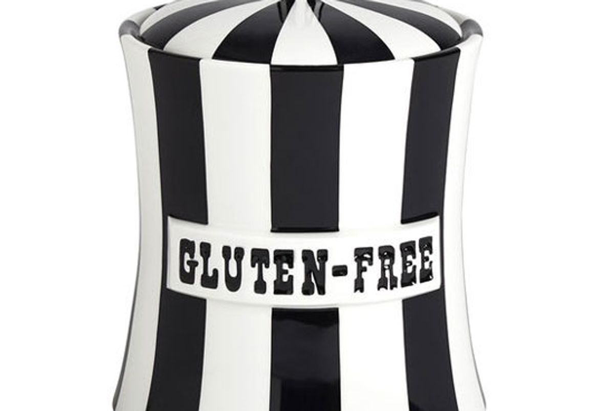 jonathan adler 62oz black white vice gluten free canister