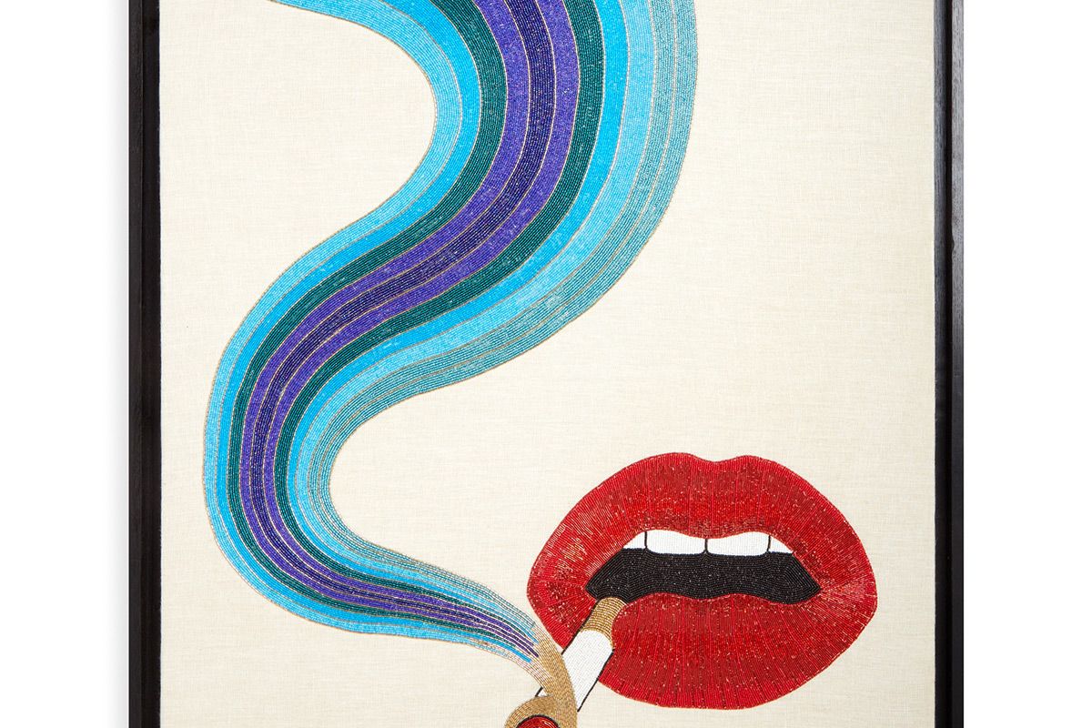 jonathan adler smolder beaded wall art