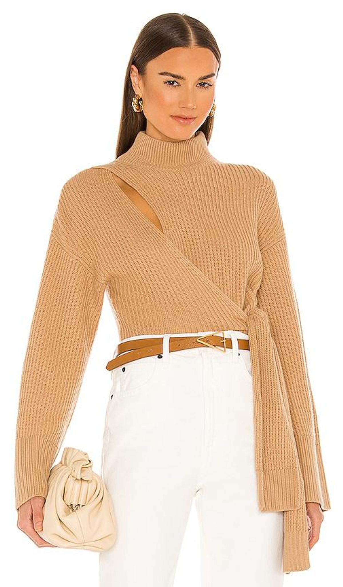 jonathan simkhai amaris wrap sweater