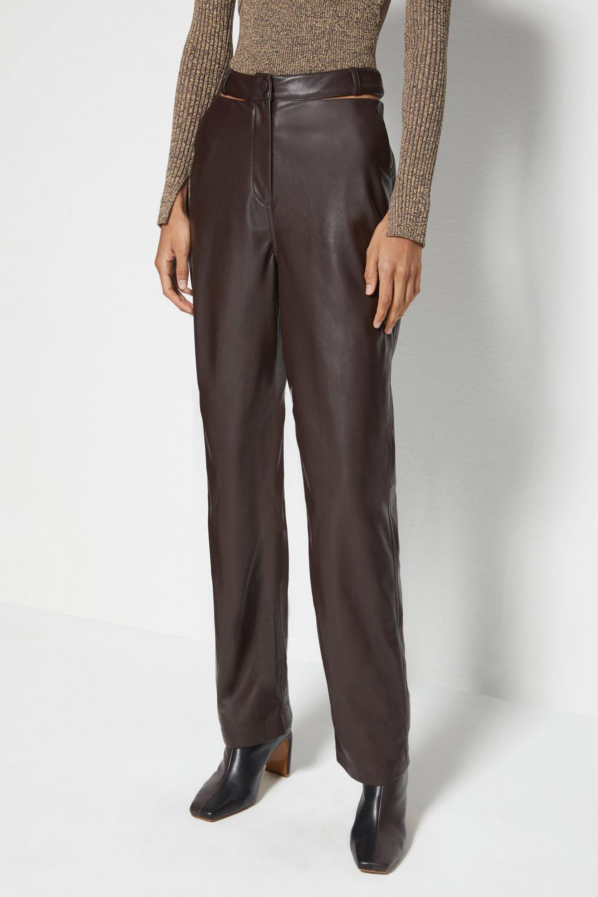 Jonathan Simkhai Amelia Vegan Leather Pants