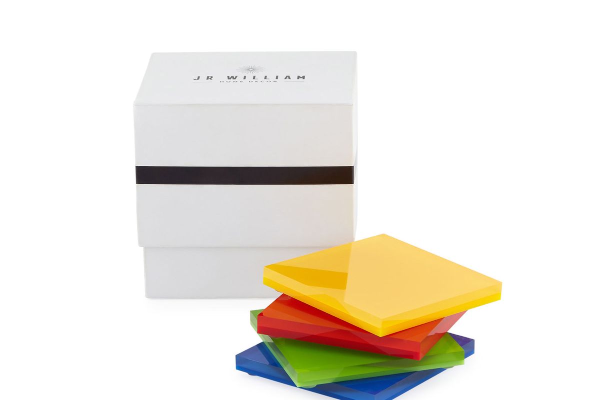 jr william rainbow coaster set