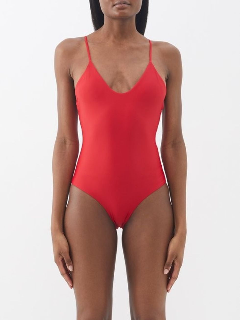 Julia Crossover-back Recycled-fibre Swimsuit