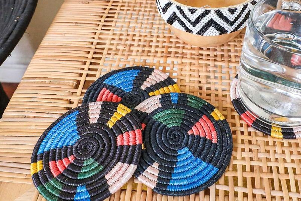 jungalow mosaic coasters