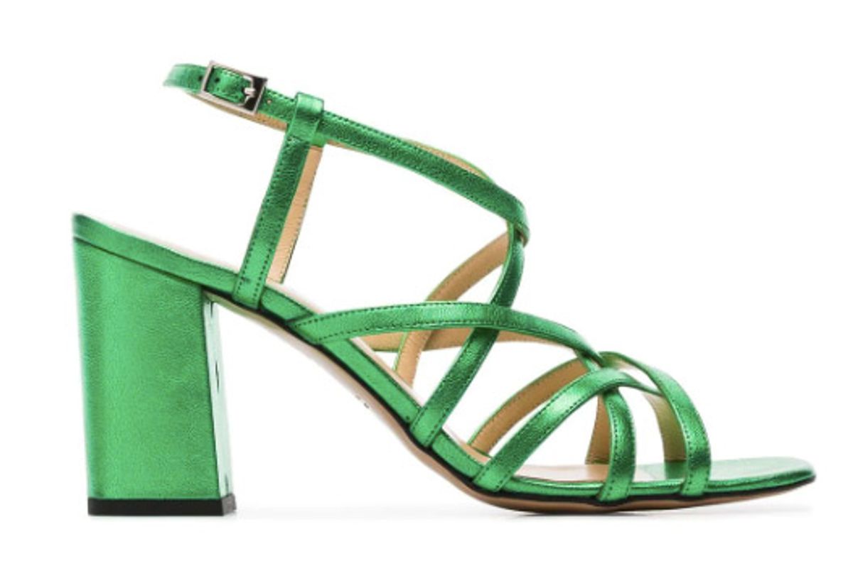 kalda green pip 45 leather sandals