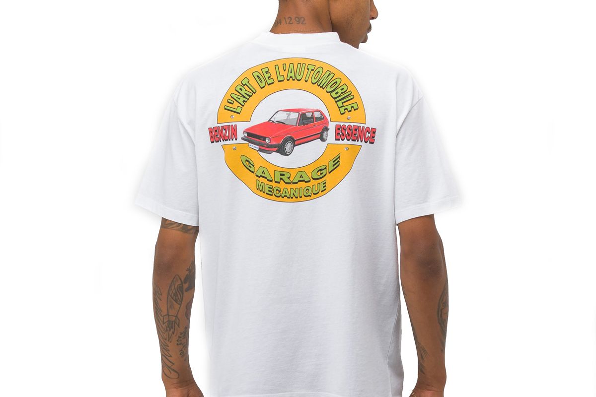kar l'art l'automobile classic garage short sleeve t-shirt
