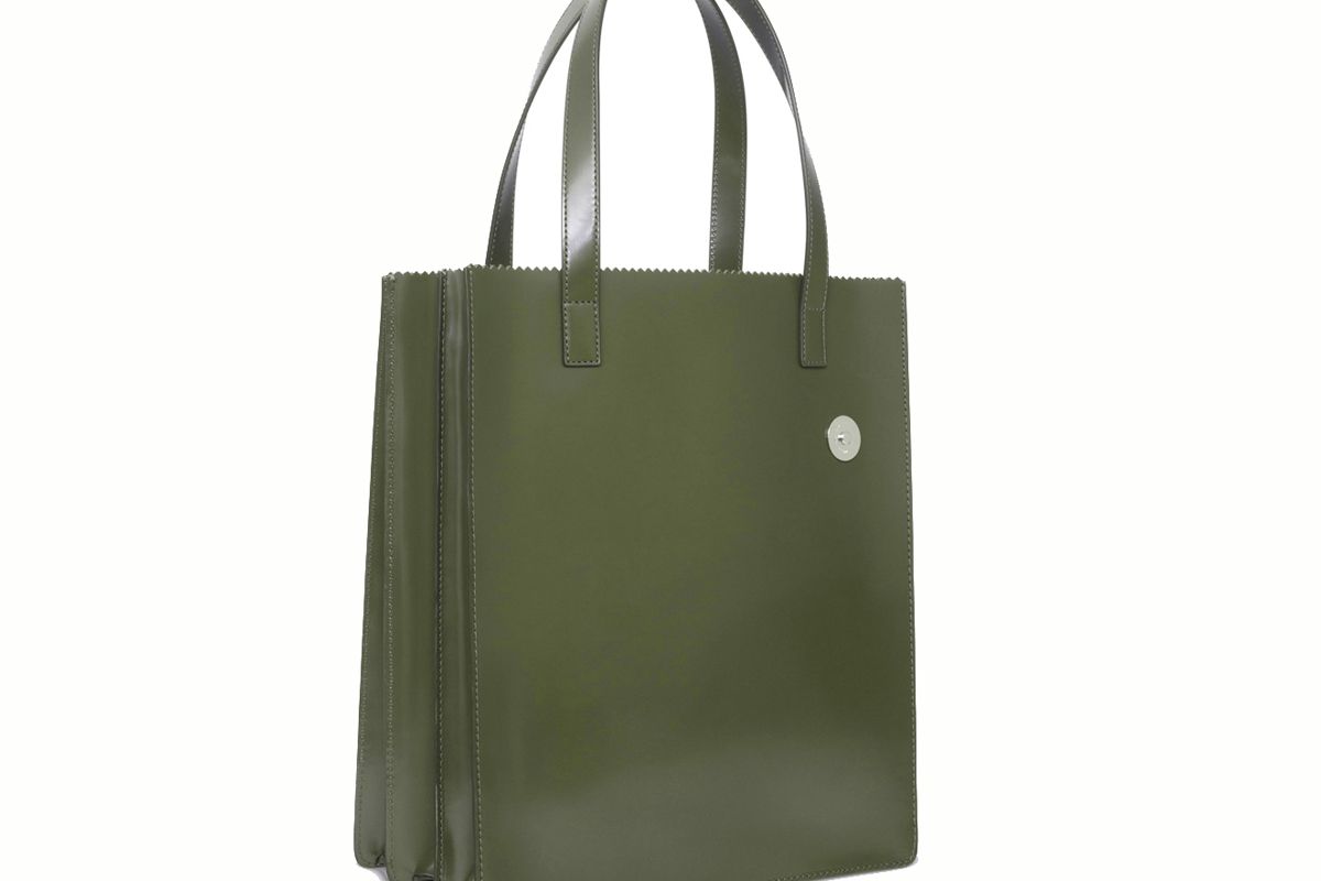 kara store evergreen multi pinch tote