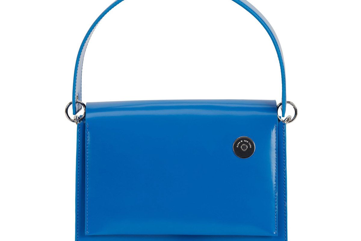kara studio blue shoulder bag