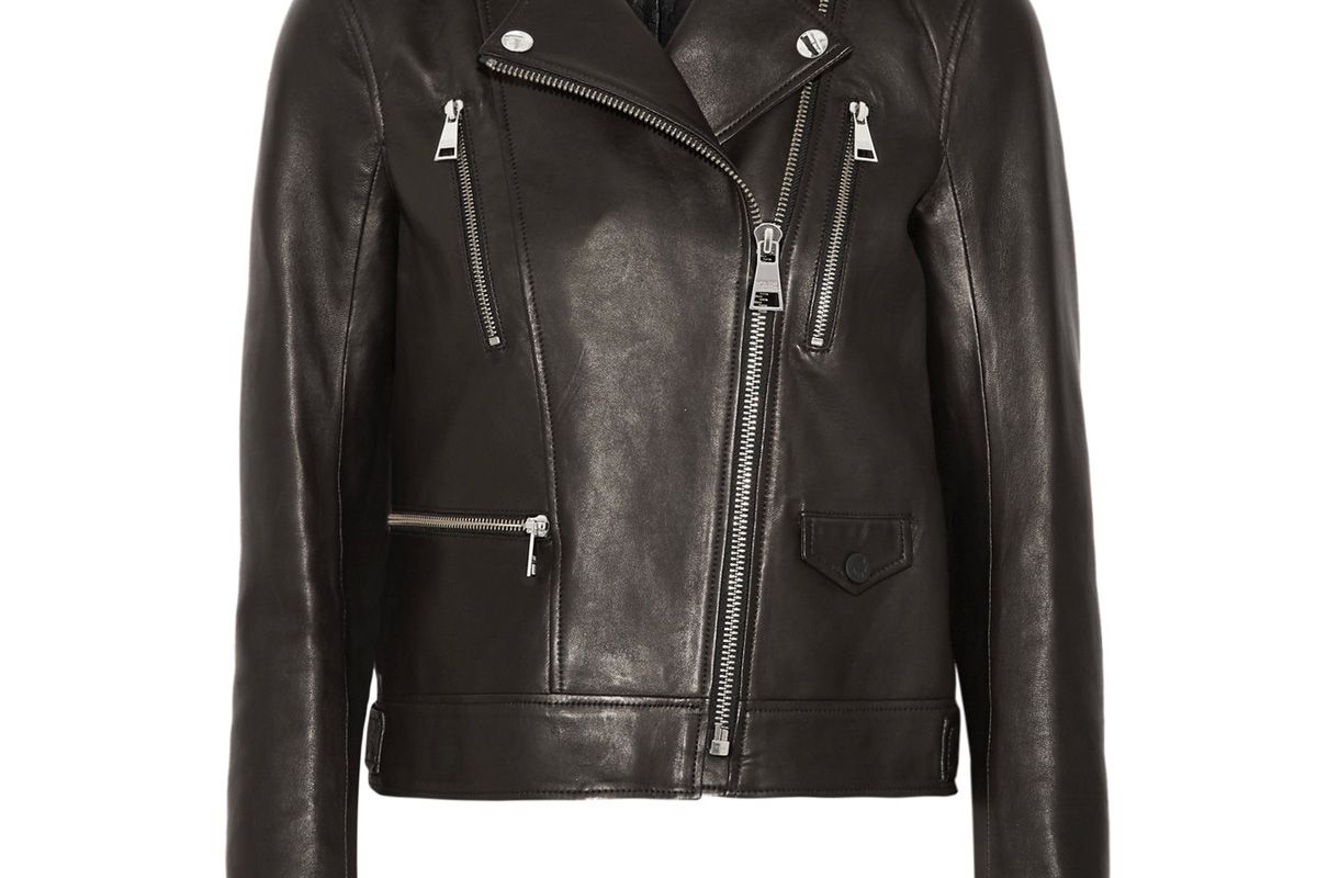 Ikonik Odina Leather Biker Jacket