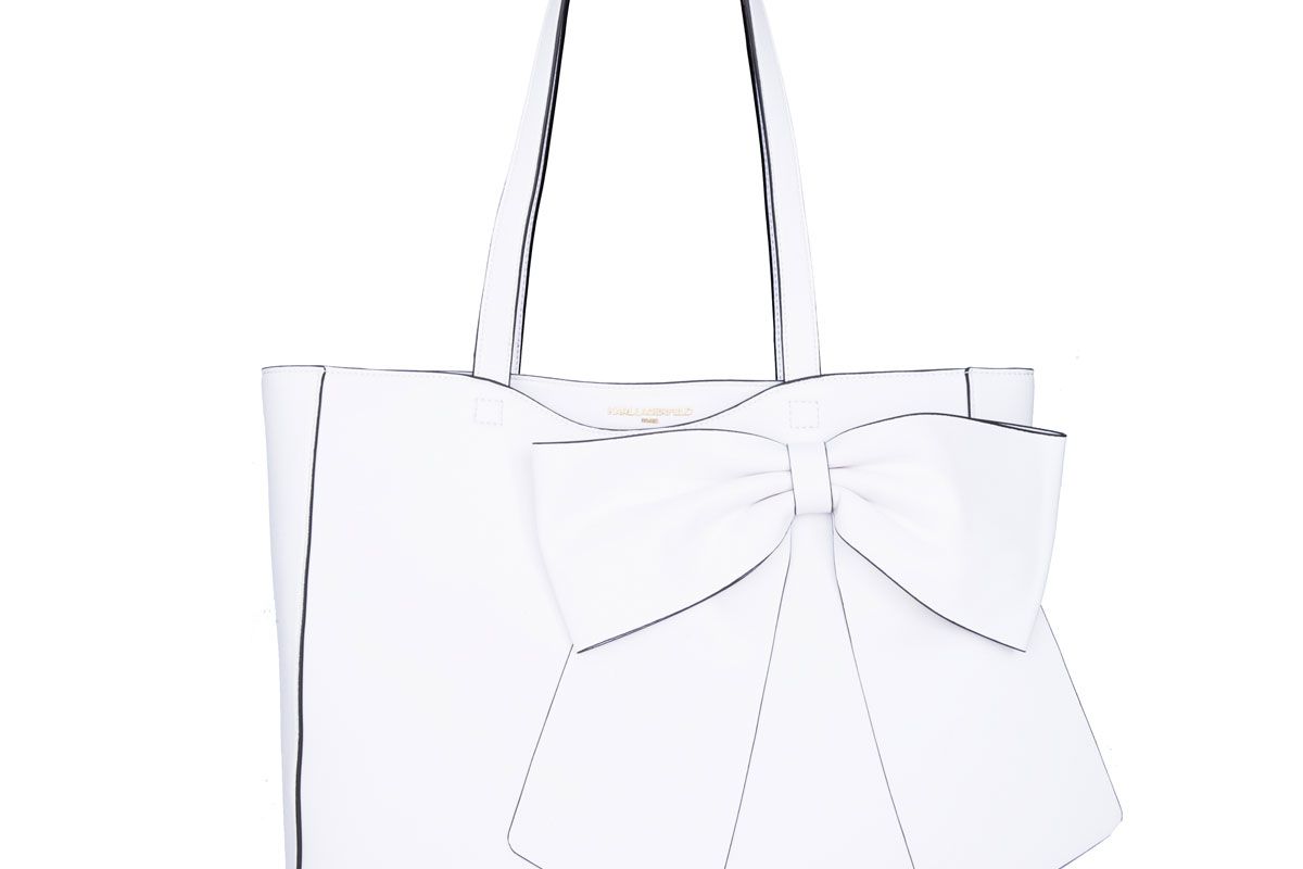 karl lagerfeld paris canelle bow tote