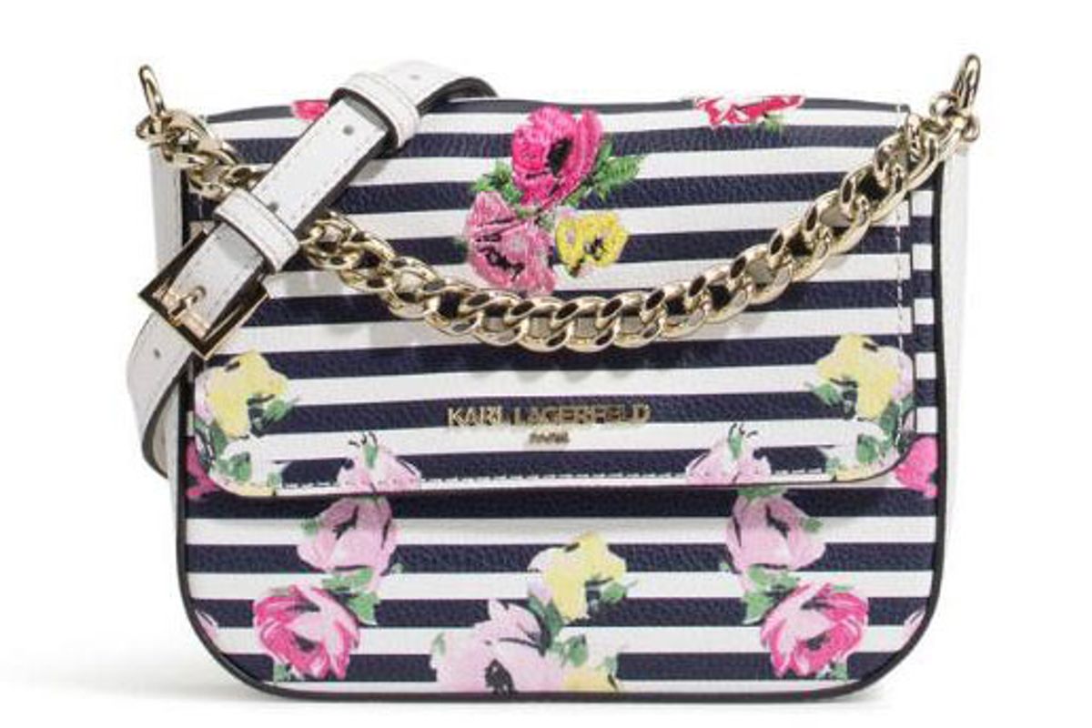 karl lagerfeld paris josette floral print hermine crossbody