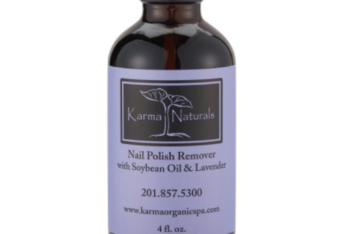 karma organic soybean oil and lavender nail polish remover