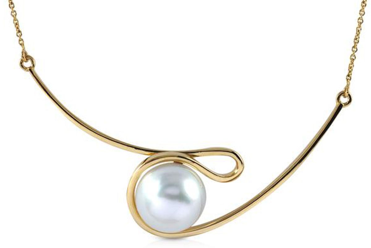 kavant and sharart talay south sea pearl silhouette necklace