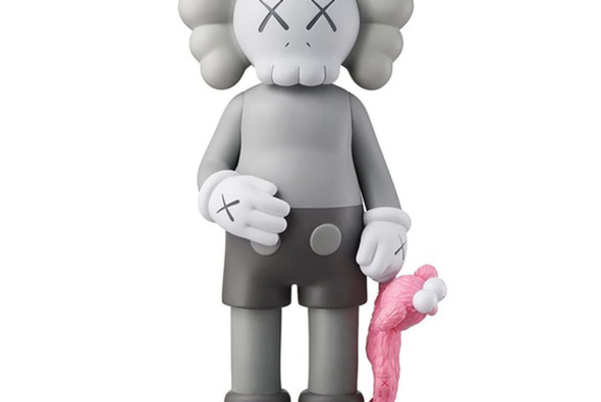 kaws share vinyl figure grey