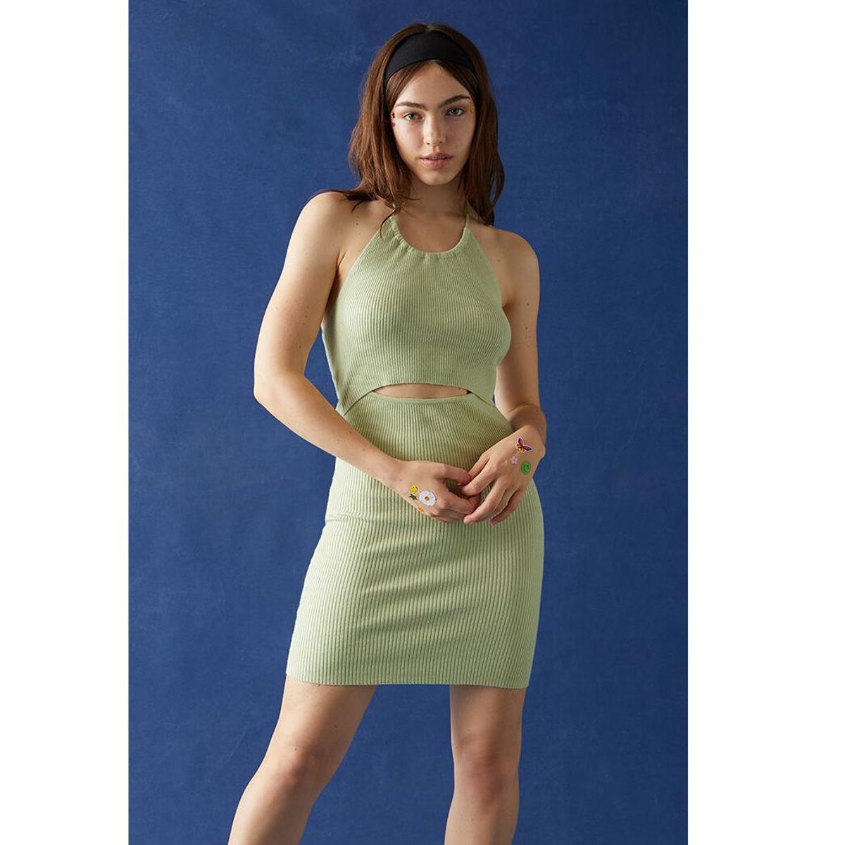 kendall and kylie cutout mini dress