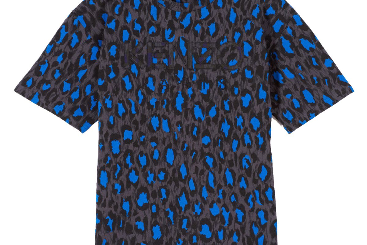 kenzo paris leopard t-shirt