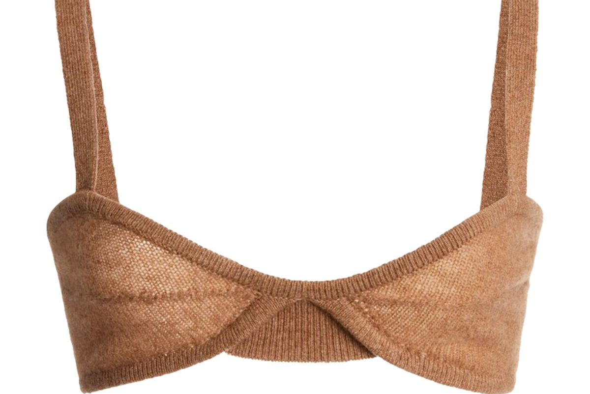 khaite cashmere edna bralette