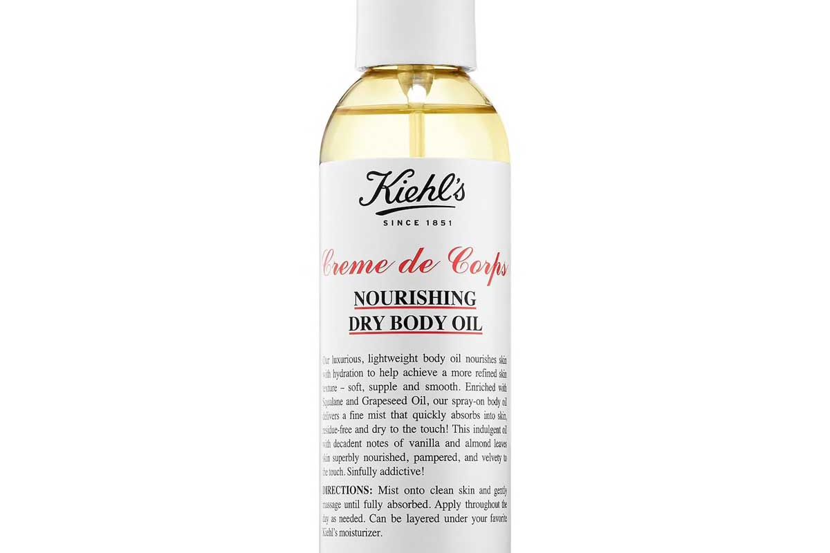 kiehls creme de corps nourishing dry body oil