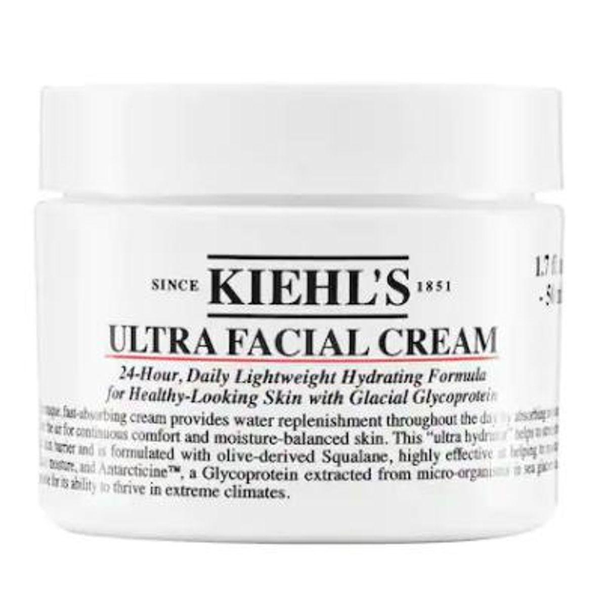 kiehls ultra facial moisturizing cream with squalane