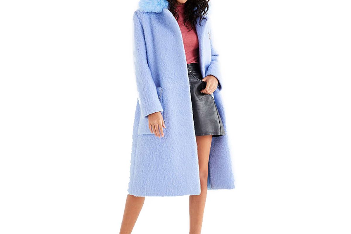 Faux Fur Top Coat